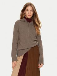 Weekend Max Mara Sweter Jerez 2425366142 Brązowy Relaxed Fit. Brązowe swetry klasyczne damskie Weekend Max Mara, xs, z wełny, bez kołnierzyka. Za 1,009.00 zł.