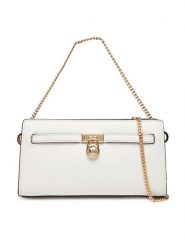 MICHAEL Michael Kors Torebka 32F5GNXC0L Biały. Białe torebki klasyczne damskie MICHAEL Michael Kors, bez wzorów, ze skóry, wizytowe, bez kołnierzyka, bez ramiączek. Za 879.99 zł.