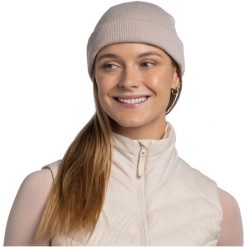 Czapka BUFF KNITTED BEANIE LILON FISHERMAN. Zielone czapki męskie Buff, bez wzorów, sportowe. Za 106.32 zł.