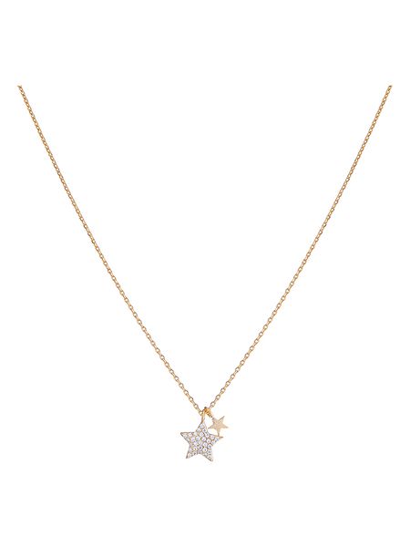 U.S. Polo Assn. Pozłacany naszyjnik z zawieszkami - dł. 40 cm rozmiar: onesize. Żółte naszyjniki damskie U.S. Polo Assn., metalowe. Za 118.01 zł.