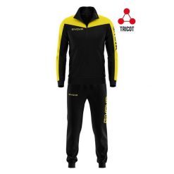 Givova Tuta Roma Triacetat 4XS. Czarne spodnie dresowe damskie Givova, xs, bez wzorów, z dresówki. Za 230.99 zł.