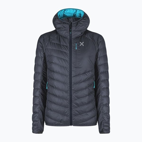 Kurtka damska Montura Pure Duvet. Niebieskie kurtki damskie MONTURA, na zimę, bez wzorów, bez kaptura. Za 999.99 zł.