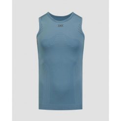 Koszulka męska termoaktywna singlet X-Bionic Invent 4.0 LT Blue. Niebieskie bielizna termoaktywna męska XBIONIC, m, bez wzorów. W wyprzedaży za 140.00 zł.