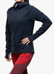 Bluza polarowa damska Houdini Mono Air Houdi. Czarne bluzy z kapturem damskie Houdini, l, z materiału. Za 593.99 zł.