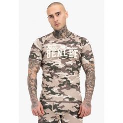 Funkcyjna koszulka termoaktywna Benlee Littos. Brązowe t-shirty sportowe męskie Benlee, m, z elastanu, bez ramiączek. Za 182.50 zł.