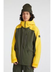 O'Neill Kurtka narciarska "Diabase" w kolorze oliwkowo-żółtym rozmiar: L. Brązowe kurtki narciarskie i snowboardowe damskie O'neill, l, bez wzorów, z materiału, bez kaptura, narciarskie. Za 304.56 zł.