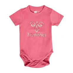 Body dla dziewczynki Hummel Jocha. Czerwone koszulki dziewczęce HUMMEL, m, bez wzorów, z bawełny, bez ramiączek. Za 157.50 zł.