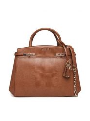 Guess Torebka Melinda HWKL99 33060 Brązowy. Brązowe torebki klasyczne damskie Guess, z aplikacjami, ze skóry, bez dodatków. Za 679.99 zł.