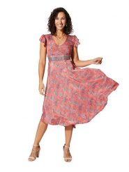 Ipanima Sukienka w kolorze czerwonym rozmiar: 38/40. Czerwone sukienki damskie Ipanima, na co dzień, bez wzorów, klasyczne, bez kołnierzyka, bez ramiączek, midi, proste. Za 105.88 zł.