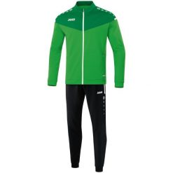 Dres Jako Polyester Champ 2.0. Zielone spodnie dresowe damskie Jako, m, bez wzorów, z dresówki. Za 397.35 zł.
