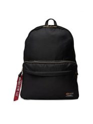 Alpha Industries Plecak 156940 Czarny. Czarne plecaki męskie Alpha Industries, bez wzorów, z materiału. Za 239.99 zł.