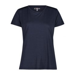 Koszulka damska z jerseyu CMP. Czarne bluzki sportowe damskie CMP, na lato, s, bez wzorów, z jersey, bez ramiączek. Za 135.00 zł.