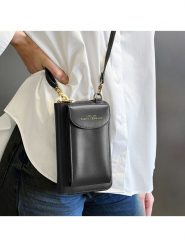 ATELIERS SAINT GERMAIN Skórzana torebka w kolorze czarnym na telefon - 15 x 8 x 2 cm rozmiar: onesize. Czarne torebki klasyczne damskie ATELIERS SAINT GERMAIN, bez wzorów, z materiału, bez dodatków. Za 326.99 zł.