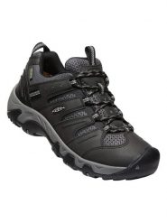 Keen Buty turystyczne "Koven" w kolorze antracytowo-czarnym rozmiar: 41. Czarne buty trekkingowe męskie Keen, z materiału, bez zapięcia, outdoorowe. Za 242.70 zł.