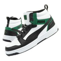 Buty Za Kostkę Ze Skóry Ekologicznej Womens/Ladies Rebound V6. Białe obuwie trekkingowe damskie Puma. Za 421.99 zł.
