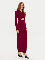 BARDOT Sukienka wieczorowa Reno 58742DB Czerwony Slim Fit. Czerwone sukienki damskie BARDOT, xl, bez wzorów, z syntetyku, wizytowe, bez kołnierzyka, bez ramiączek. Za 439.99 zł.