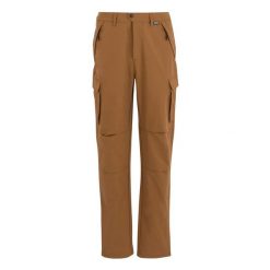 Spodnie cargo Regatta Questra. Brązowe spodnie dresowe damskie Regatta, na lato, uniwersalny, bez wzorów. Za 249.99 zł.