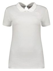 Canadian Peak Koszulka polo w kolorze białym rozmiar: L. Białe bluzki damskie Canadian Peak, l, bez wzorów, bez kołnierzyka, bez ramiączek. Za 98.95 zł.