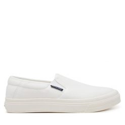 Tenisówki Jack & Jones. Białe trampki i tenisówki męskie Jack & Jones, bez wzorów, bez zapięcia. Za 89.99 zł.