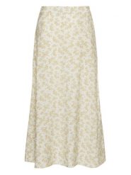 MOSS COPENHAGEN Spódnica "Marva Ladonna" w kolorze żółto-beżowym rozmiar: XL. Brązowe spódniczki damskie MOSS COPENHAGEN, s, bez wzorów, z wiskozy, klasyczne, midi, proste. Za 122.96 zł.