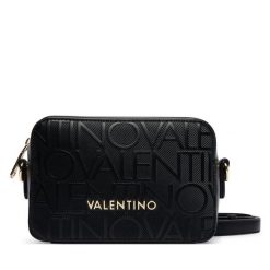 Torebka Valentino. Czarne torebki klasyczne damskie Valentino, bez wzorów, bez dodatków. Za 509.99 zł.