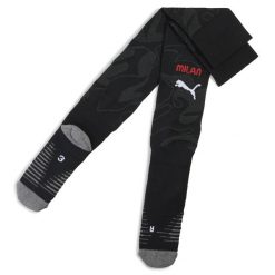 Męskie skarpety bramkarskie AC Milan 25/26 z grafiką PUMA Black Shadow Gray. Czarne skarpetki męskie Puma, bez wzorów. Za 109.00 zł.