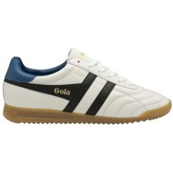Padded rzepowe trampki Gola Stadium. Białe trampki i tenisówki męskie Gola, bez wzorów, z gumy, bez zapięcia. Za 475.00 zł.