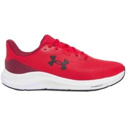 Buty do biegania męskie Under Armour Charged Pursuit 4cardinal. Czerwone obuwie do biegania damskie Under Armour. Za 229.99 zł.