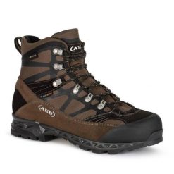 Buty Aku Trekker Pro Gore-Tex 844475 brązowe. Brązowe buty trekkingowe męskie z gore-texu, bez zapięcia, wspinaczkowe, gore-tex. Za 978.14 zł.