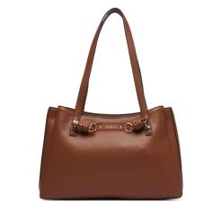 Torebka Guess. Brązowe torebki klasyczne damskie Guess, z aplikacjami, bez dodatków. Za 674.99 zł.