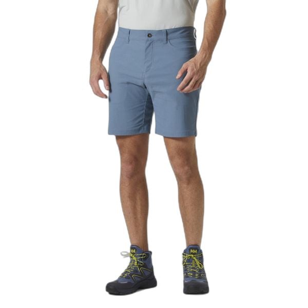 Krótkie spodenki z 5 kieszeniami Helly Hansen Holmen 2.0. Niebieskie szorty męskie Helly Hansen, bez kołnierzyka. Za 337.00 zł.
