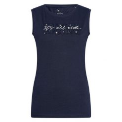 Damski tank top Imperial Riding Smiley Stars. Niebieskie topy damskie IMPERIAL RIDING, bez wzorów, bez kołnierzyka. Za 143.00 zł.