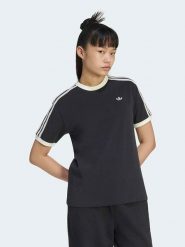 Adidas Koszulka w kolorze czarnym rozmiar: XS. Czarne bluzki damskie Adidas, xs, bez wzorów, bez kołnierzyka, bez ramiączek. Za 144.95 zł.