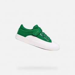 Buty GEOX J TIPPESTE BOY Zielony. Białe buty fitness męskie Geox, na fitness i siłownię. Za 159.99 zł.