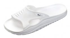 Beco klapki do sauny unisex EVA, białe. Białe klapki damskie 47 Brand, bez wzorów, z materiału, bez obcasa. Za 186.99 zł.