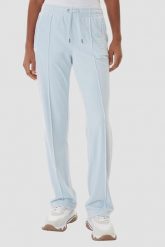 JUICY COUTURE Błękitne spodnie dresowe damskie z cyrkoniami Tina, Rozmiar XS. Niebieskie spodnie dresowe damskie Juicy Couture, s, bez wzorów, z dresówki. Za 459.99 zł.