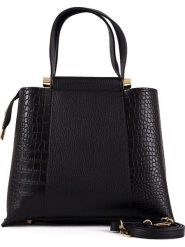 Lia Biassoni Skórzana torebka "Lato" w kolorze czarnym - 25 x 25 x 12 cm rozmiar: onesize. Czarne torebki klasyczne damskie Lia Biassoni, bez wzorów, z materiału, bez dodatków. Za 383.80 zł.
