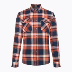 Koszula męska Pinewood Härjedalen. Brązowe koszule męskie Pinewood, m, bez wzorów, z bawełny, bez kołnierzyka, bez ramiączek. Za 199.99 zł.