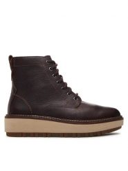 Clarks Botki Orianna W Lace 261747994 Brązowy. Brązowe botki damskie Clarks, ze skóry, bez obcasa, na płaskiej podeszwie, bez zapięcia. Za 919.99 zł.