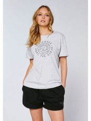 Chiemsee Koszulka w kolorze szarym rozmiar: S. Szare t-shirty damskie Chiemsee, s, bez wzorów, z bawełny, bez kołnierzyka. Za 94.95 zł.