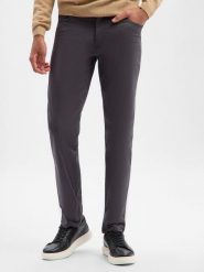 BRAX Męskie spodnie materiałowe - Cadiz Mężczyźni Bawełna szary jednolity, 36-32. Szare spodnie materiałowe męskie Brax, z bawełny. Za 499.95 zł.