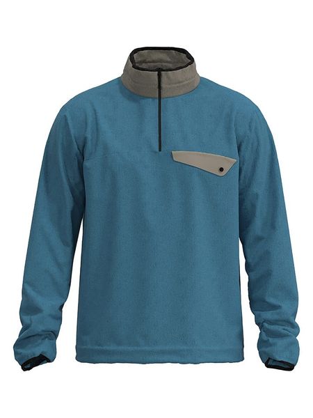 DOLOMITE Bluza polarowa "Latemar" w kolorze niebieskim rozmiar: XL. Niebieskie bluzy bez kaptura męskie Dolomite, xl, z polaru. Za 165.71 zł.