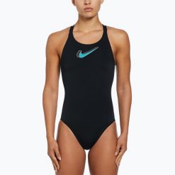 Strój pływacki jednoczęściowy damski Nike Hydrastrong 3D Swoosh Fastback. Czerwone stroje jednoczęściowe damskie Nike, l, bez wzorów. Za 209.99 zł.