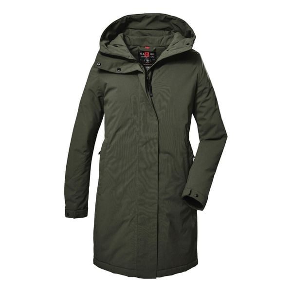 Parka damska z kapturem Killtec GW 73. Czarne parki damskie GIGA DX, na zimę, m, bez wzorów, z materiału. Za 755.55 zł.