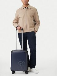 Beverly Hills Polo Club Walizka kabinowa CEO-BHPC-S-009-09-NAVY Granatowy. Niebieskie walizki męskie Beverly Hills Polo Club, bez wzorów, z tworzywa sztucznego. Za 299.99 zł.