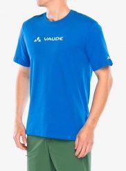 Koszulka bawełniana męska Vaude Logo T-Shirt II. Niebieskie t-shirty męskie Vaude, m, bez wzorów, z bawełny, bez kołnierzyka. Za 119.89 zł.