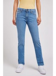 Lee Dżinsy "Elly" - Slim fit - w kolorze niebieskim rozmiar: W27/L31. Niebieskie jeansy damskie Lee. Za 149.31 zł.