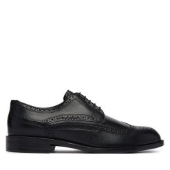 Półbuty BOSS. Czarne buty wizytowe męskie Boss, bez zapięcia. Za 949.99 zł.