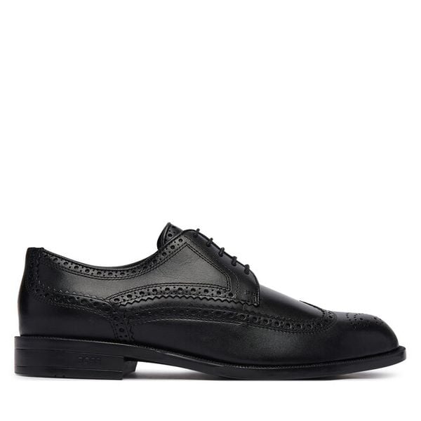 Półbuty BOSS. Czarne buty wizytowe męskie Boss, bez zapięcia. Za 949.99 zł.