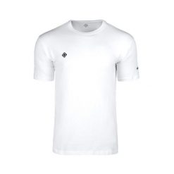 Klasyczny T-shirt z krótkim rękawem BRIANES M V2, wygodny i uniwersalny, idealny. Białe t-shirty męskie IZAS, m, bez wzorów, bez kołnierzyka. W wyprzedaży za 121.70 zł.